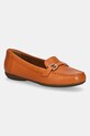 Kožené mokasíny Geox D ANNYTAH MOC usňová koža oranžová D84BMA.00046.C2008