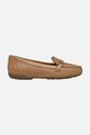Δερμάτινα μοκασίνια Geox D ANNYTAH MOC φλατ μπεζ D84BMA.00046.C5000