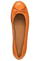 Geox balerini de piele D PALMARIA D25MUB.000TU.C2008 portocaliu