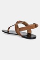Încălțăminte Pepe Jeans sandale din piele întoarsă SAM ONE PLS90705 maro