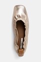 Pepe Jeans ballerine in pelle POPPY LOGO oro PLS10429