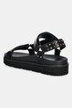 Încălțăminte Pepe Jeans sandale POLA METAL PLS90678 negru