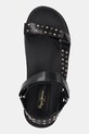 Pepe Jeans sandale POLA METAL negru PLS90678