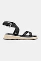 Pepe Jeans sandale de piele KATE NATURE PLS90692 negru SS25