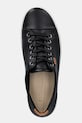 Ecco sneakersy skórzane Soft 7 Shoe Lace Up czarny 430003.01001