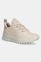 Δερμάτινα αθλητικά παπούτσια Ecco Gruuv Sneaker Lea φλατ μπεζ 218203.60720