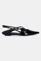 Шкіряні балетки Jeffrey Campbell FAX-ME-LO C670P.02.006 чорний ZS25