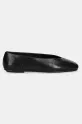 Jeffrey Campbell balerini de piele Fathom JC.1528.1.9 negru ZS25