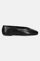 Jeffrey Campbell balerini de piele Fathom JC.1528.1.9 negru ZS25
