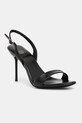 Jeffrey Campbell sandali in pelle Go-Getter pelle fiore nero JC.1481.1.12