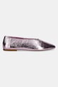 Jeffrey Campbell baleriny skórzane Romp JC.1268.2.14 fioletowy ZS25
