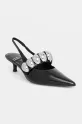 Jeffrey Campbell stilettos de piele Persona-Sd calcai expus negru JC.1256.19.4