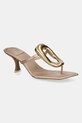 Jeffrey Campbell papuci Linq-Up subțire bej JC.1131.2.7