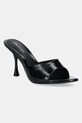 Jeffrey Campbell papuci AGENT subțire negru JCD.195.3.35