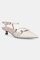Coccinelle stilettos de piele calcai expus bej E4.SRF.21.01.01.H14