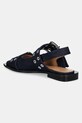 Обувь Балетки GANNI Feminine Buckle Ballerina Denim S2797 тёмно-синий