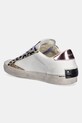 Încălțăminte Crime London sneakers din piele DISTRESSED 20006PP7 alb