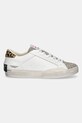 Crime London sneakers din piele DISTRESSED 20007PP7 alb SS25