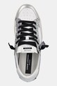 Crime London sneakersy skórzane SK8 DELUXE srebrny 26102PP5