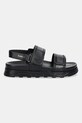 Furla sandały skórzane Sporty Chic Sandal YJ52SPC.Y62000.O6000 czarny SS25