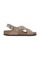 Birkenstock sandale din piele întoarsă Tulum SFB piele întoarsă maro 1029834