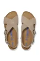 Obuwie Birkenstock sandały zamszowe Tulum SFB 1029834 brązowy