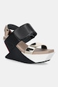 Sandále United Nude Delta Wedge Sandal klinový čierna 1041389316
