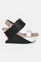 Sandále United Nude Delta Wedge Sandal 1041389316 čierna ZS25