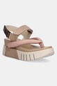 Σανδάλια United Nude Delta Tong πλατφόρμα μπεζ 10712861188