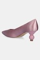 Obuwie Weekend Max Mara szpilki RENZASATIN 2515521055600.PINK różowy