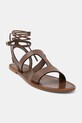 Weekend Max Mara sandale de piele LEMMA piele maro 2515521075600.TOBACCO