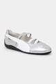 Puma baleriny skórzane Speedcat Ballet syntetyczny srebrny 401581