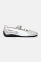 Puma baleriny skórzane Speedcat Ballet 401581 srebrny SS25