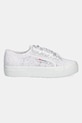Superga teniși FLOWER MACRAME S2136QW.A0A alb SS25