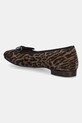 Încălțăminte Billi Bi balerini din piele întoarsă Leopardo arabica suede 546 A7425 maro