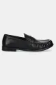 Marc O'Polo mocasini de piele FIONA 1A 50118633201134 negru SS25