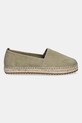 Nubukové espadrilky Marc O'Polo GEM 6B 50315613801305 zelená SS25