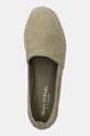 Nubukové espadrilky Marc O'Polo GEM 6B zelená 50315613801305