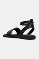 Încălțăminte Marc O'Polo sandale de piele STINA 4A 50318691103100 negru