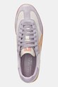 Nubukové tenisky Skechers HOTSHOT fialová 185234