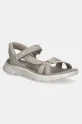 Skechers sandały GO WALK FLEX tekstylny beżowy 141481.