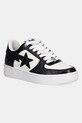 A Bathing Ape sneakersy skórzane BAPE STA #3 L niska czarny 1K80291303