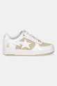 A Bathing Ape sneakersy skórzane BAPE STA #6 L 1K80291306 beżowy SS25