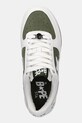 A Bathing Ape sneakersy skórzane BAPE STA #6 L zielony 1K80291306