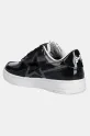 Shoes A Bathing Ape leather sneakers BAPE STA ICON L 1K80291308 black