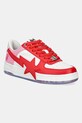 A Bathing Ape sneakers BAPESTA OS L finta pelle fiore rosso 1K80291309