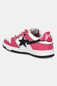 Scarpe A Bathing Ape sneakers in pelle BAPE SK8 STA #2 L 1K80291311 rosa