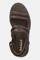 Timberland sandały skórzane Belmar Waves Backstrap brązowy TB0A411REM41