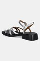Παπούτσια Δερμάτινα σανδάλια Camper Dana K201487.006 ασημί