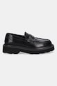 Kenzo mokasyny skórzane Loafer FF52LO110L52.99 czarny SS25